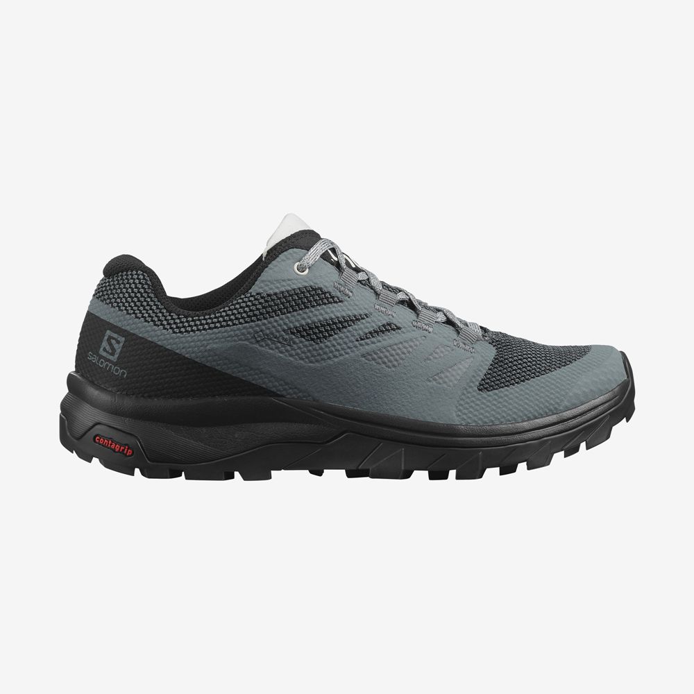 Salomon OUTLINE GORE-TEX Zapatillas Trekking Mujer - Negras - Colombia (14938-GJVL)